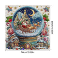 Christmas Snow Globe Puzzle – Festive Winter Scene Decor Set Christmas Puzzle Set PLUSH Set