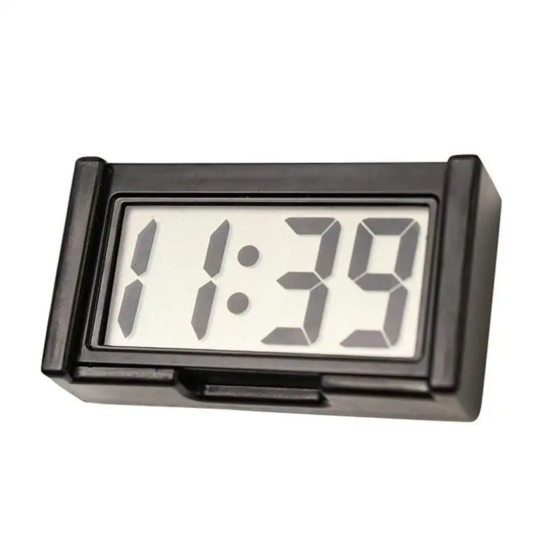 Self-Adhesive Digital Car Dashboard Clock – Mini LCD Display Car Dashboard Clock PLUSH A