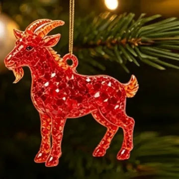 Zodiac Goat Acrylic Keychain – Double-Sided Cartoon Charm Acrylic Keychain PLUSH