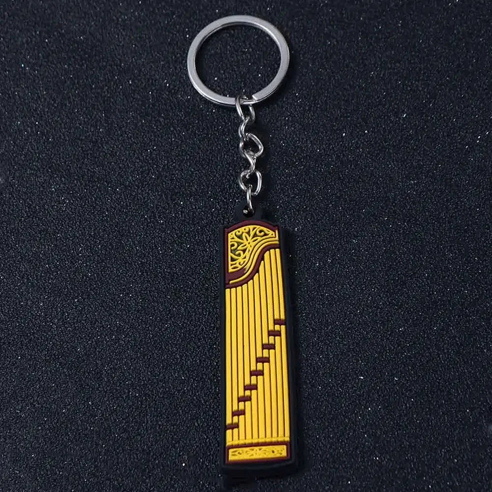 Musical Instrument Keychain – Guitar Violin Piano Pendant Novelty Keychain PLUSH