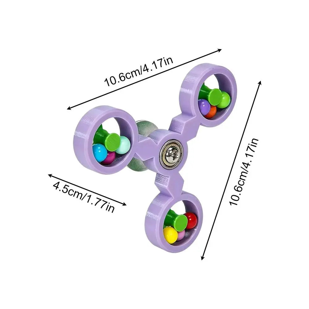 Bird Spinner Wheel Toy – Cage Enrichment for Parrots & Conures Bird Cage Toy PLUSH Purple
