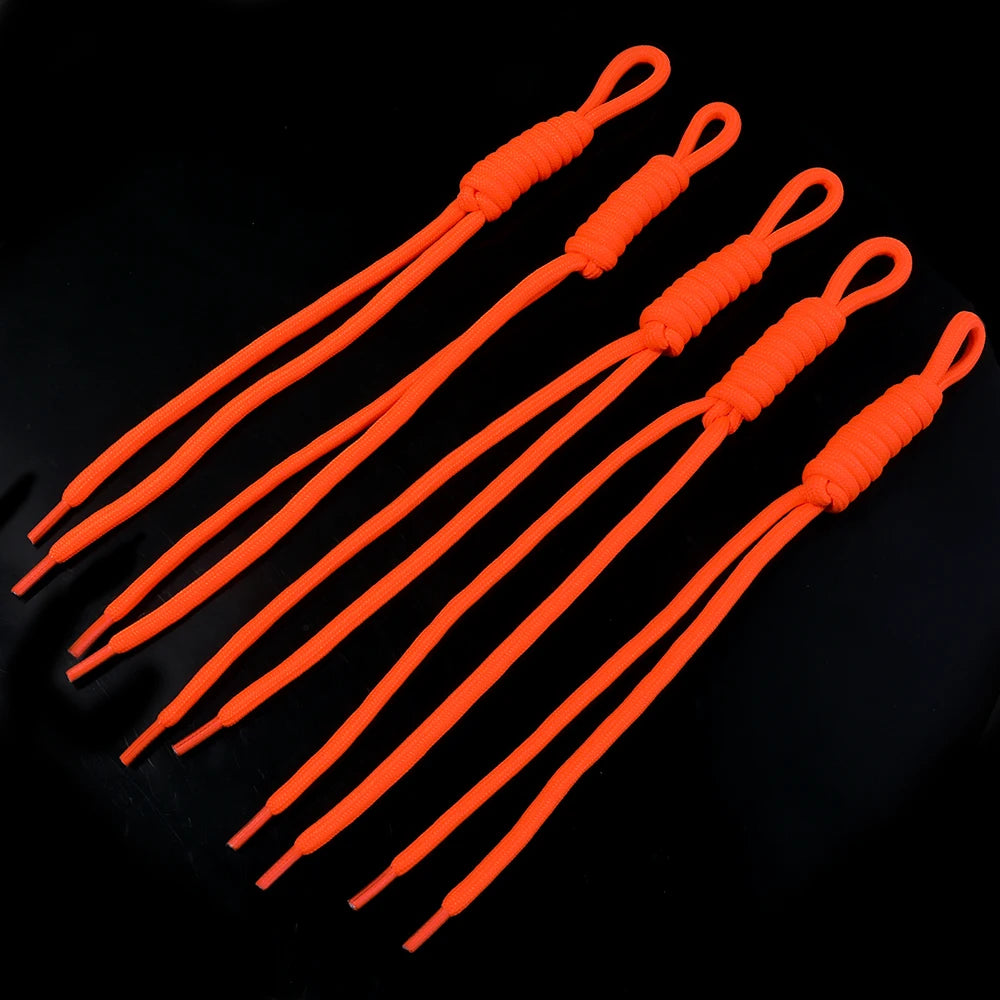 5pcs Braided Nylon Lanyard Keychain Cord – DIY Craft Supplies Braided Lanyard Cord PLUSH Orange 24-28cm