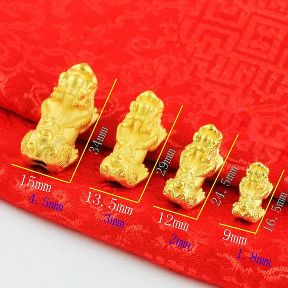 Gold Copper Charm Beads – Chinese Style DIY Jewelry Findings DIY Jewelry Beads PLUSH
