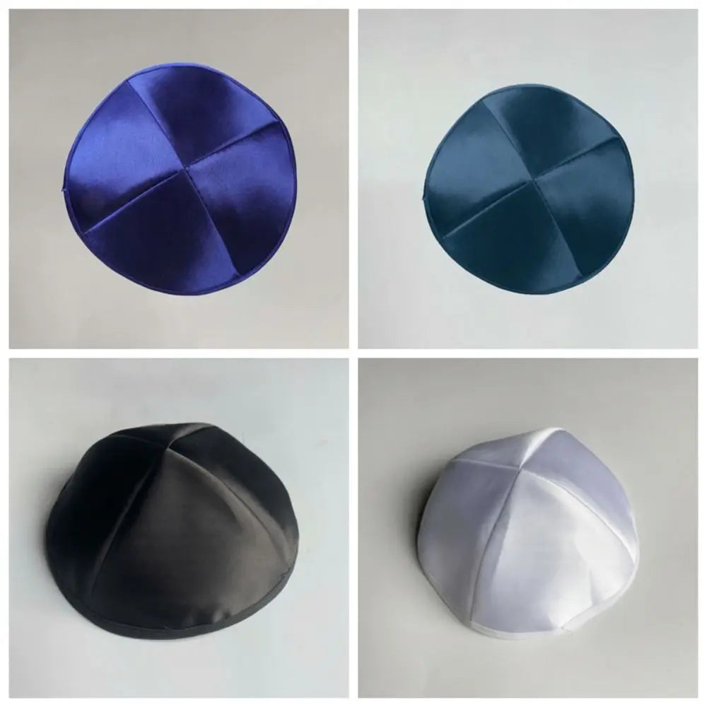Satin Dome Cap – Retro Four-Panel Skullcap | Unisex Satin Dome Cap PLUSH