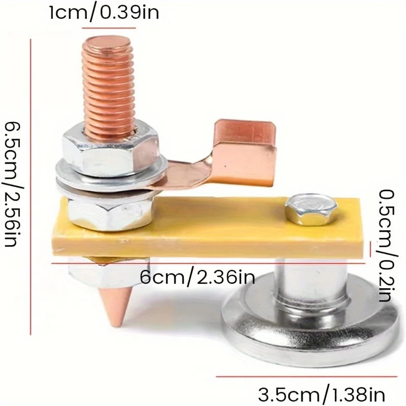 Magnetic Ground Clamp Welding Support Tool – Metal Plate Welding Ground Clamp PLUSH Default Title