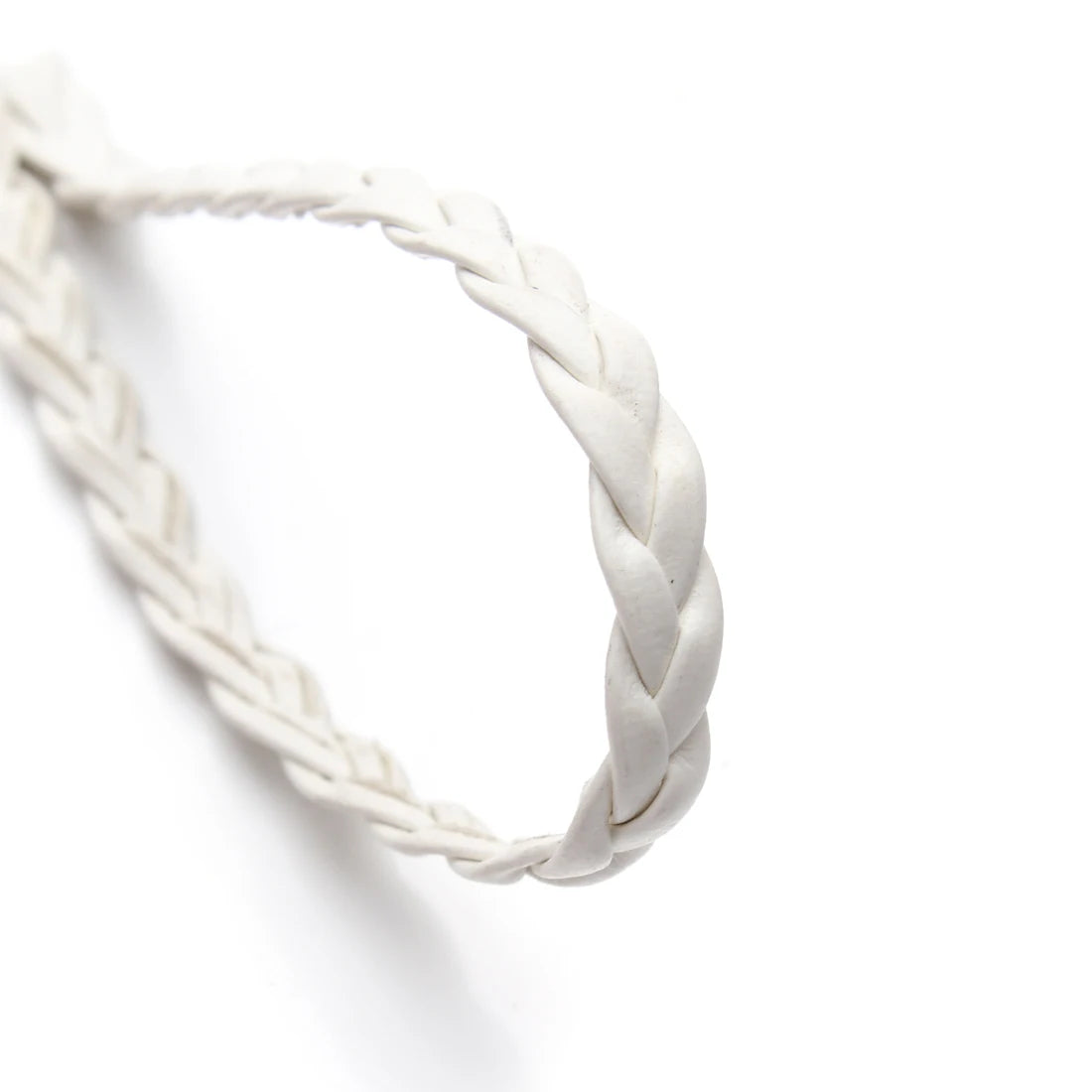 10 Yards 5mm PU Leather Braided Woven Cord – DIY Jewelry Jewelry Making Cord PLUSH White