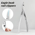 Ouriner Stainless Steel Toenail Clipper – Slanted Extended Tip Nail Clipper PLUSH Silvery
