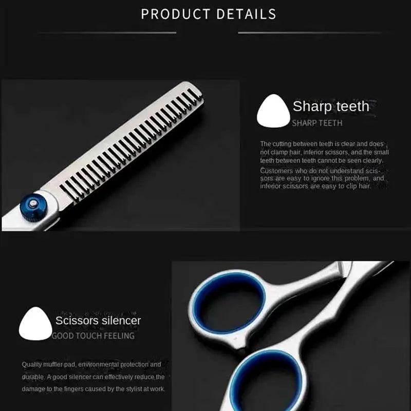 Professional 6" Hairdressing Scissors Set – Cutting & Thinning Hair Cutting Scissors PLUSH