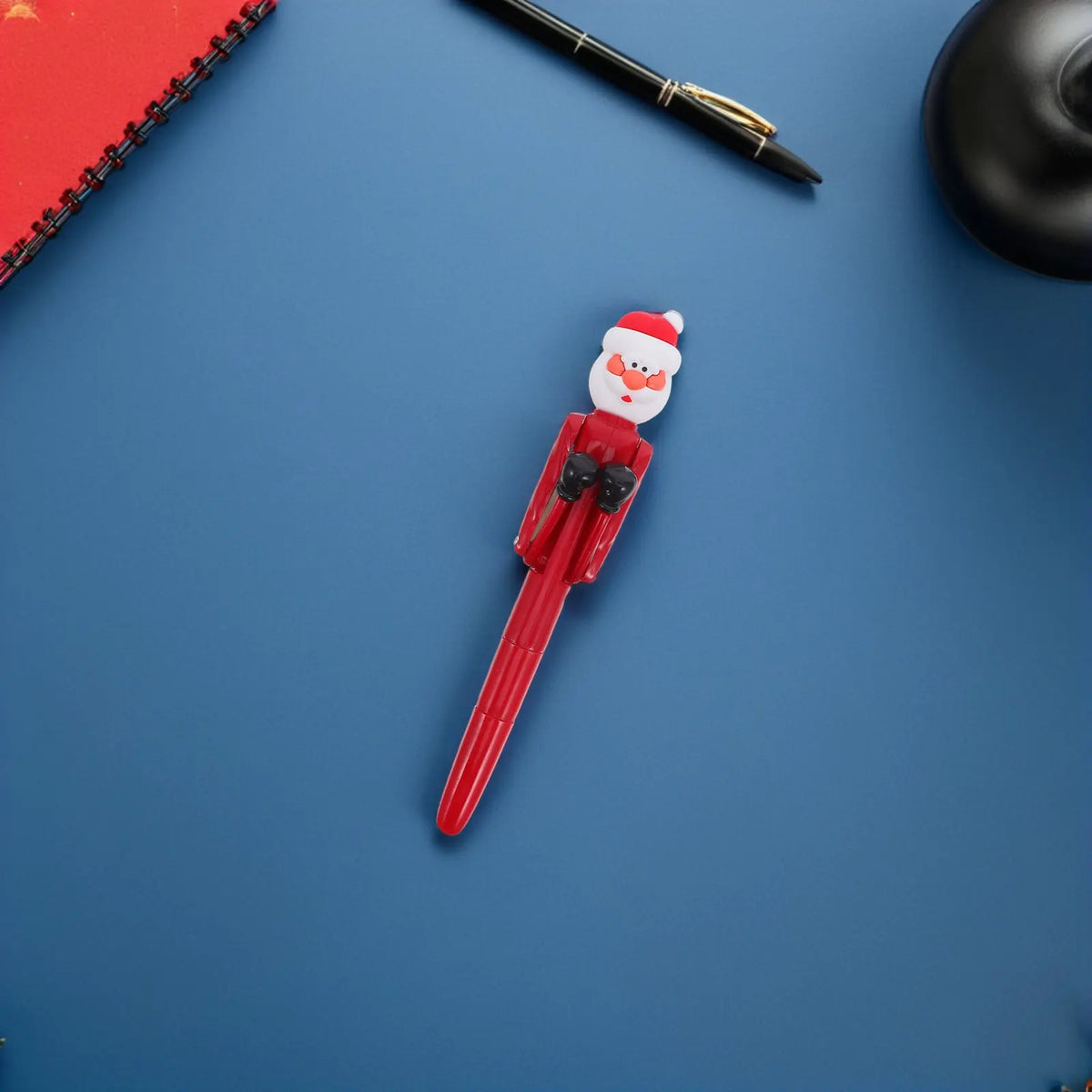 4pcs Santa Claus Boxing Ballpoint Pens | Novelty Xmas Favors Novelty Ballpoint Pens PLUSH Default Title