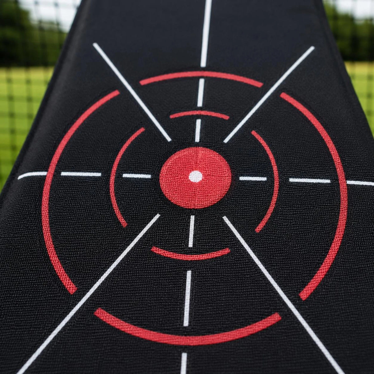 Golf Target Practice Mat | Concentric Rings Training Aid Golf Training Mat PLUSH