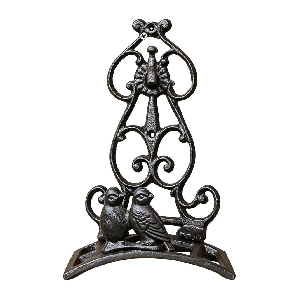 Retro Cast Iron Garden Hose Holder – Wall Mount Rack Garden Hose Holder PLUSH