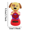 Solar Dashboard Dog Figurine – Swaying Car Decor Ornament Dashboard Figurine PLUSH 1PC