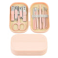 14-Piece Stainless Steel Manicure & Pedicure Set | Pink & Blue Manicure Pedicure Set PLUSH Pink 14 PCS SET