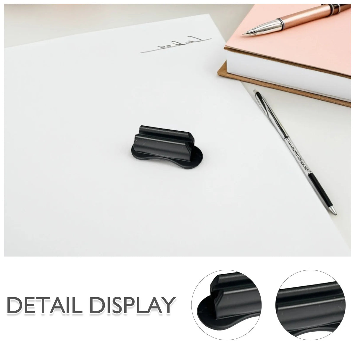 6pcs Silicone Pen Holder Clips – Adhesive Gourd Shape Organizer Pen Holder Clips PLUSH