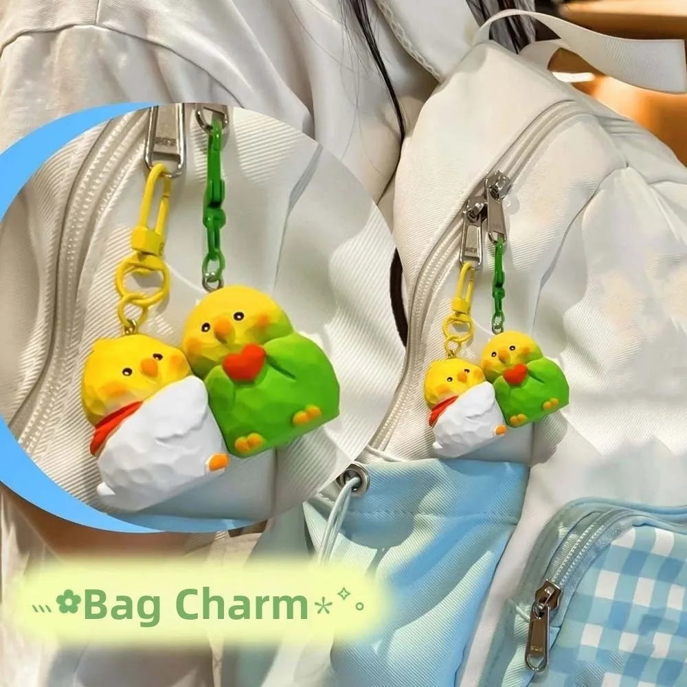 Resin Magnetic Animal Keychain Pair – Cute Backpack Pendant Keychain Pendant Set PLUSH