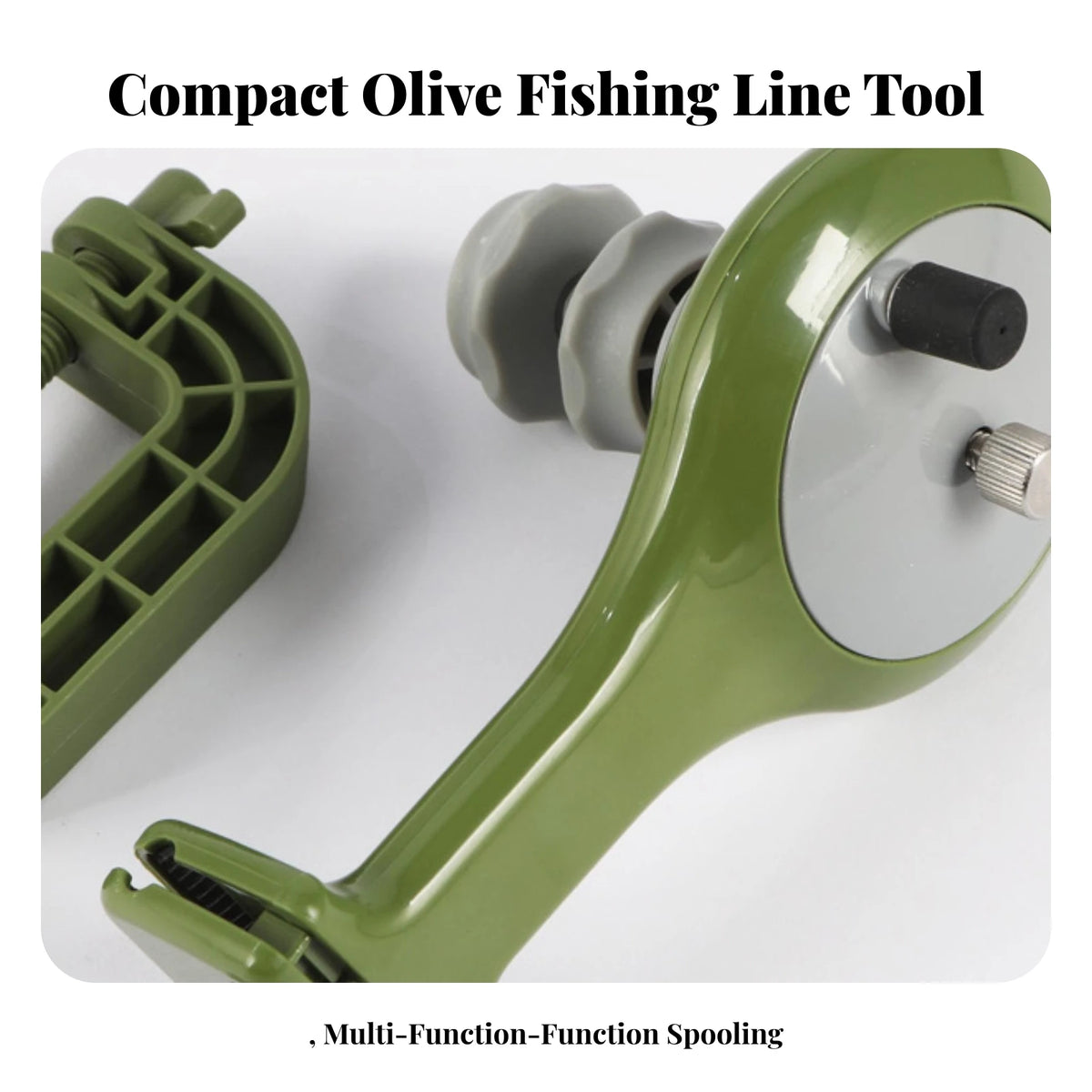 Portable Fishing Line Spooler with Clamp | Adjustable Reel Tool Fishing Line Spooler PLUSH