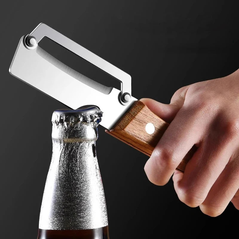 Stainless Steel Peeler & Slicer with Wooden Handle | Kitchen Tool Vegetable Peeler PLUSH