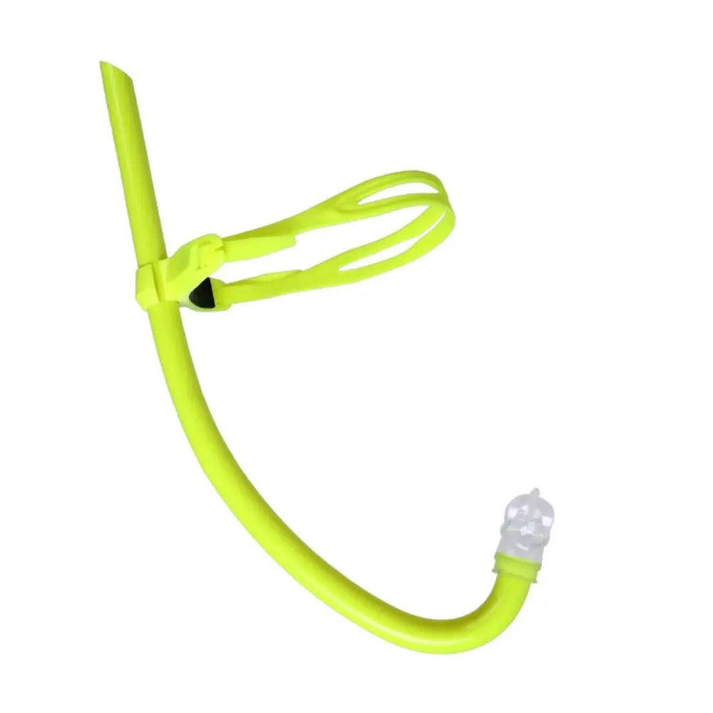 Silicone Front Swimmer Snorkel – Adjustable Swim Training Swim Training Snorkel PLUSH yellow