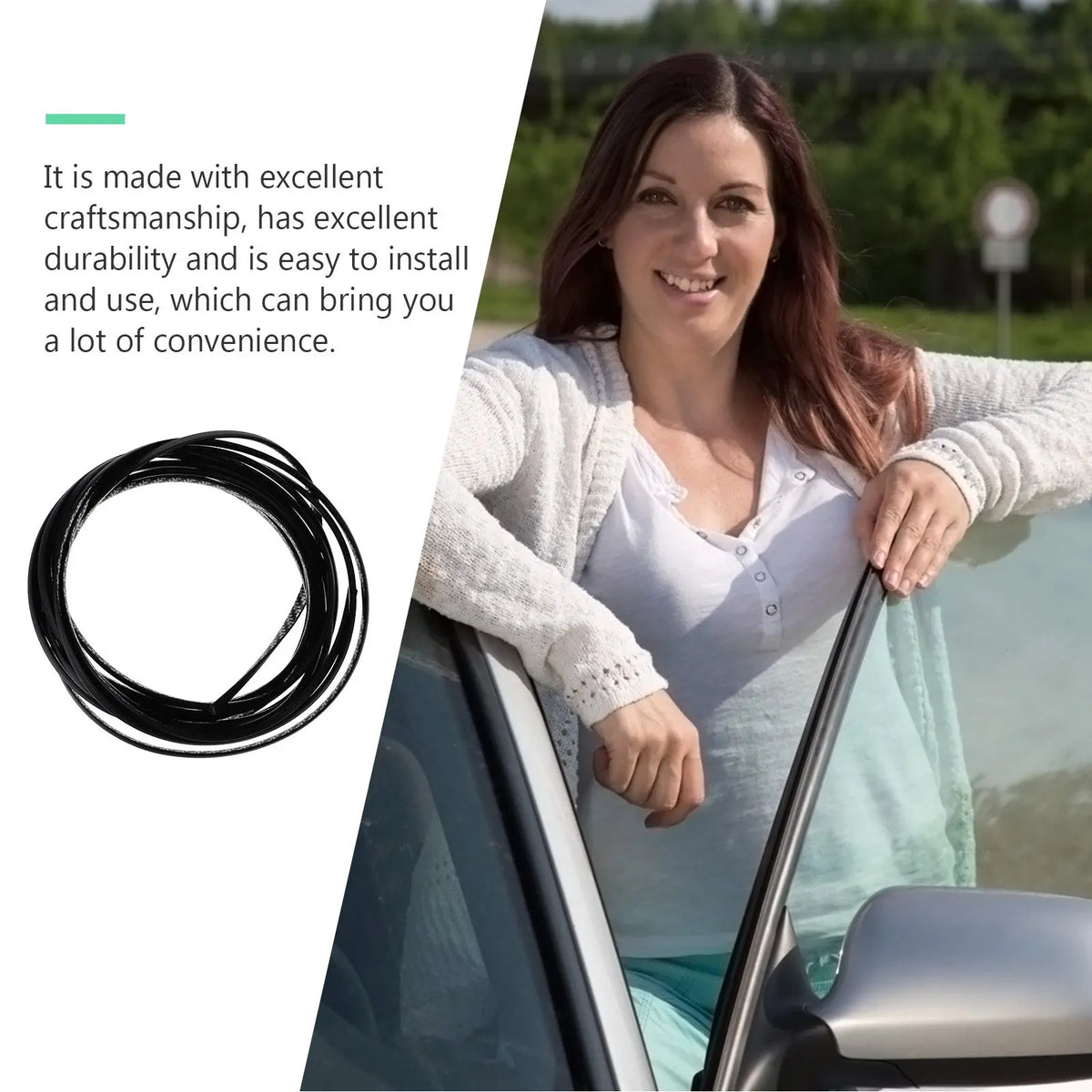 2Pcs Car Door Edge Guard Protector Strip – Anti-Scratch Trim Car Door Guard Strip PLUSH