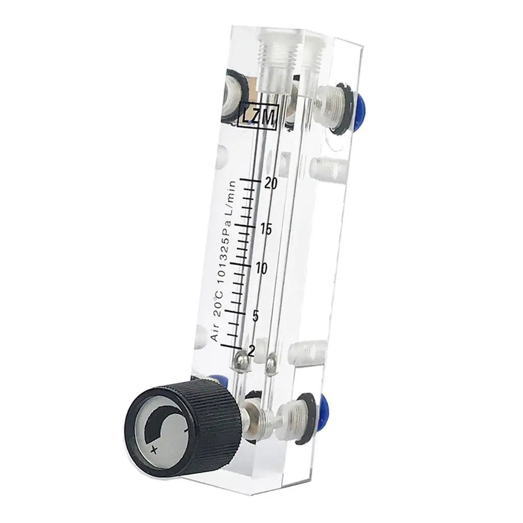 Panel Type Oxygen Flowmeter | Adjustable ABS Air Flow Meter Gas Flow Meter PLUSH