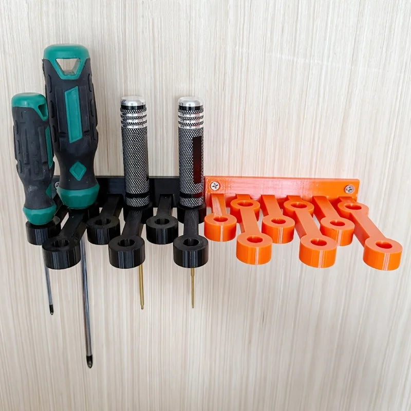 9-Hole Screwdriver Wall Rack – Garage Tool Organizer Tool Wall Rack PLUSH