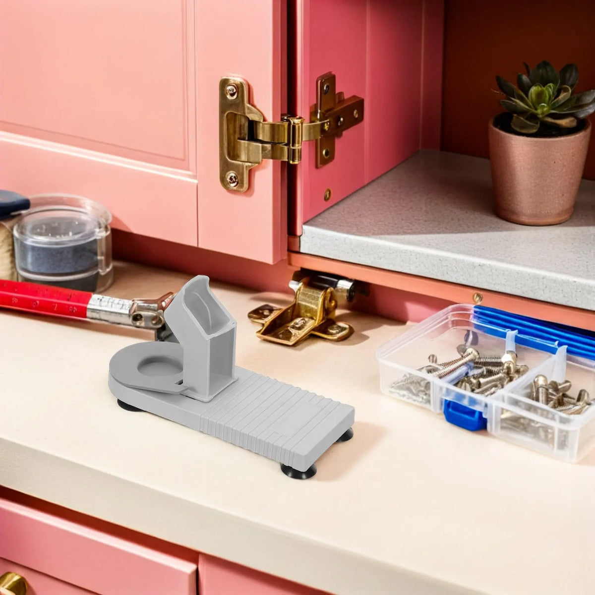 Hot Glue Gun Holder Stand with Suction Cup | DIY Craft Organizer Glue Gun Holder PLUSH
