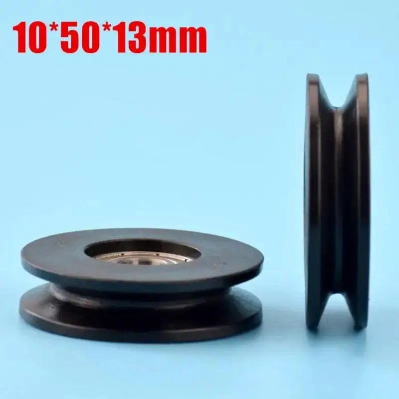 U-Groove Nylon Bearing Pulley Wheel – Waterproof Wire Rope Guide Bearing Pulley Wheel PLUSH