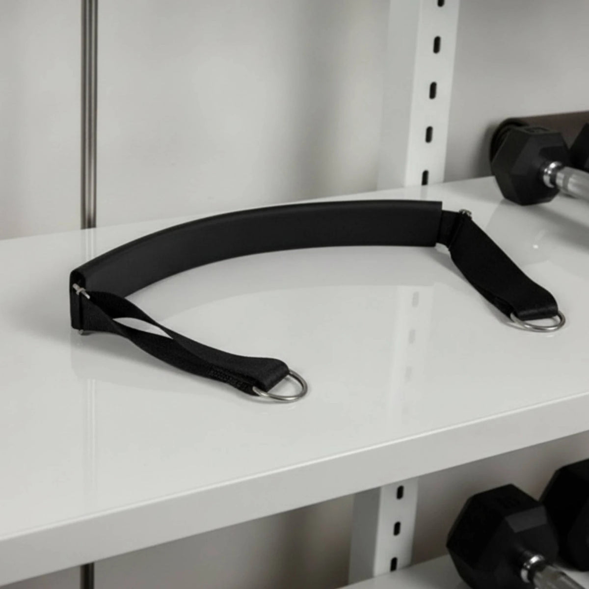 Padded Curved D-Ring Strap for Pilates Reformer | Heavy-Duty Pilates Reformer Strap PLUSH Default Title