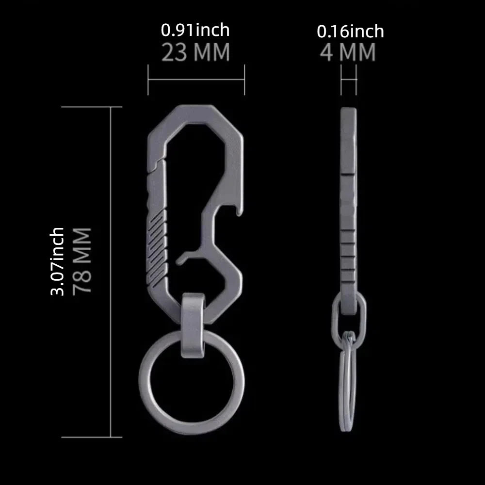 Titanium Alloy Animal Keychain & Bottle Opener | Unisex Gift Animal Keychain PLUSH