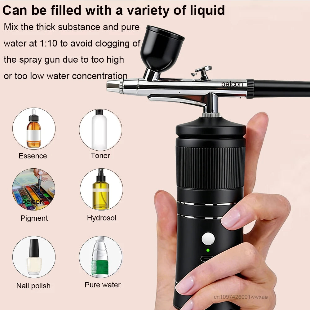 Wireless Portable Airbrush Kit with Compressor | Mini Spray Gun Airbrush Spray Kit PLUSH