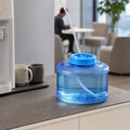 Flat Round Water Container with Lid – Compact Tea Table Storage Water Storage Container PLUSH 55LMushroom