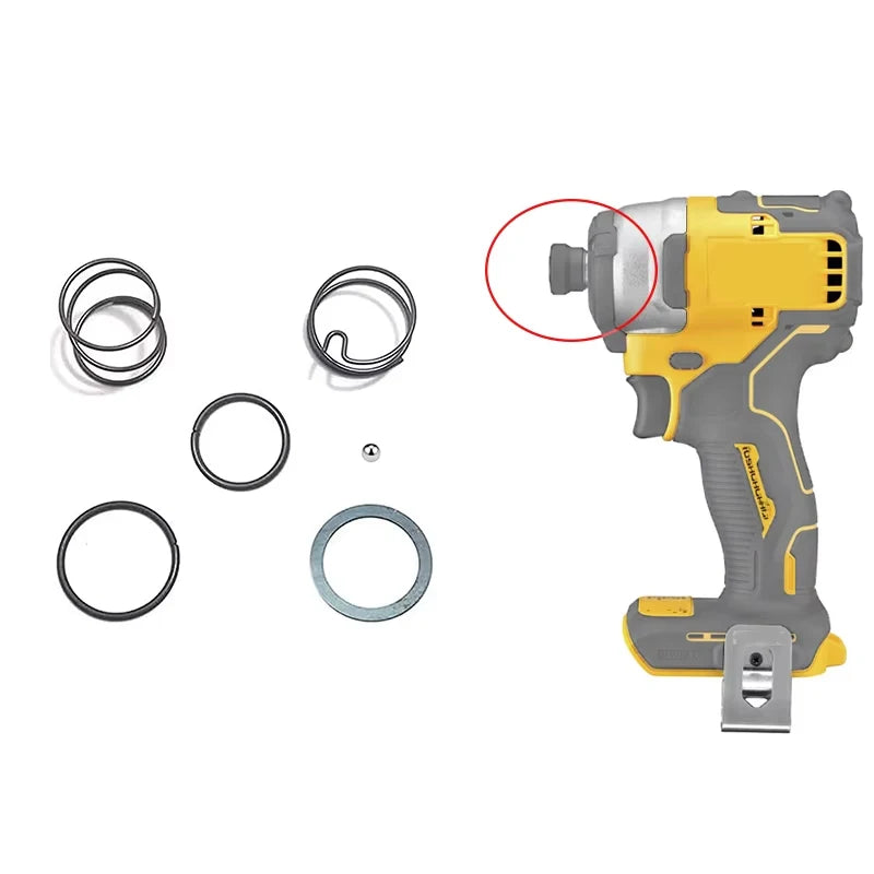 Spring Kit Belt Clip & Bit Holder for DeWalt 20V MAX Tools Power Tool Accessory PLUSH