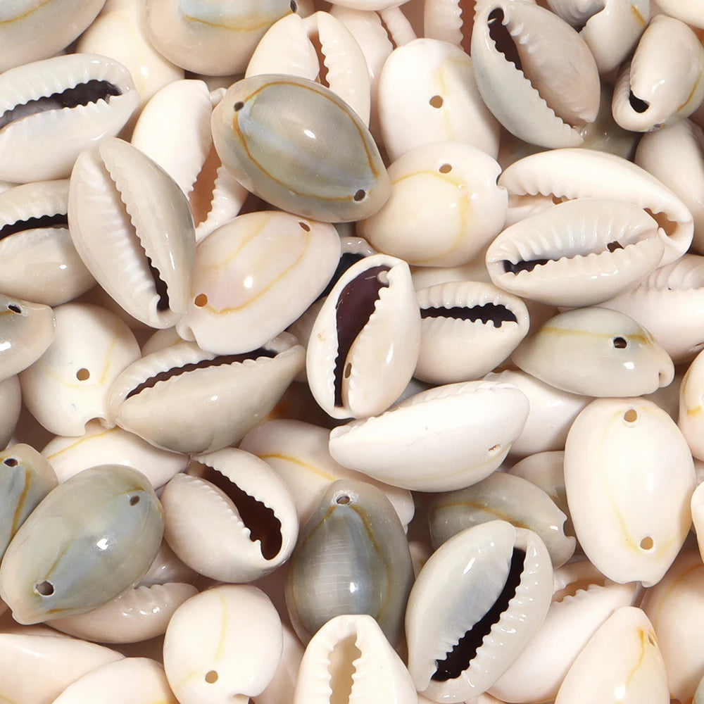 50g Natural Seashell Spacer Beads – Bohemian DIY Jewelry Shell Spacer Beads PLUSH
