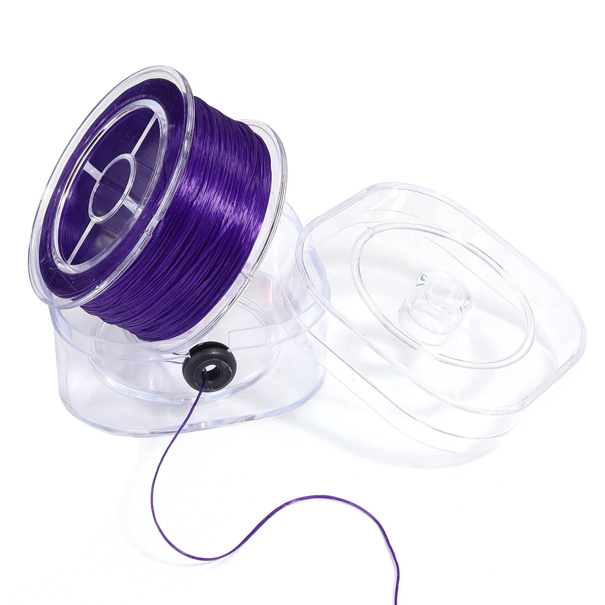 90m Flat Elastic Cord 0.8mm Stretch Thread – DIY Jewelry Making Elastic Beading Cord PLUSH