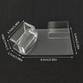 Clear Jelly Nail Art Stamper & Scraper | Rectangular Silicone Nail Art Stamper PLUSH 1pcs