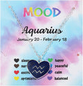 Zodiac Constellation Mood Necklace – Color Changing Pendant Pendant Necklace PLUSH Aquarius