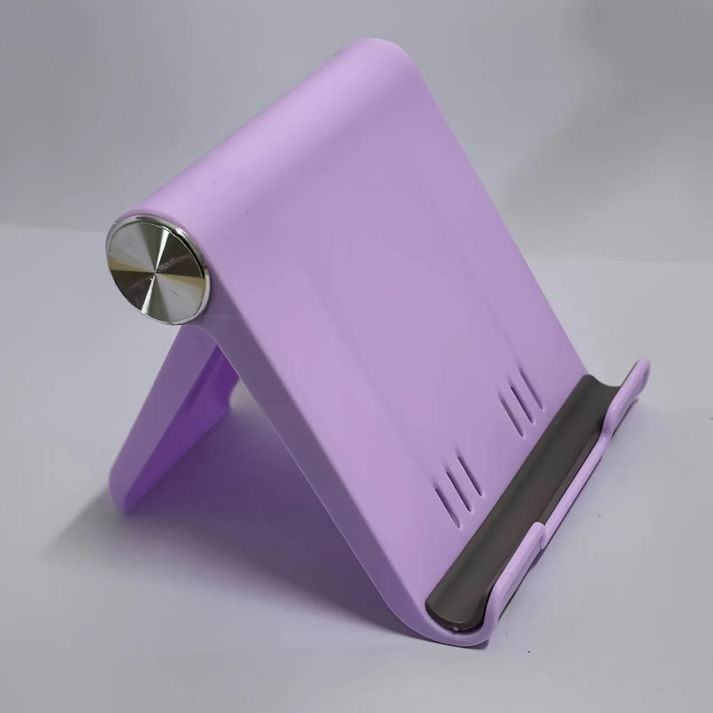 Foldable Acrylic Desktop Phone & Tablet Holder Stand Phone Tablet Stand PLUSH Purple 1pc
