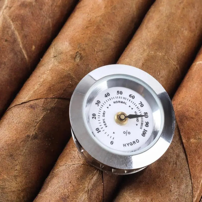 28mm Cigar Hygrometer – Humidity Monitor for Humidor Cigar Hygrometer PLUSH
