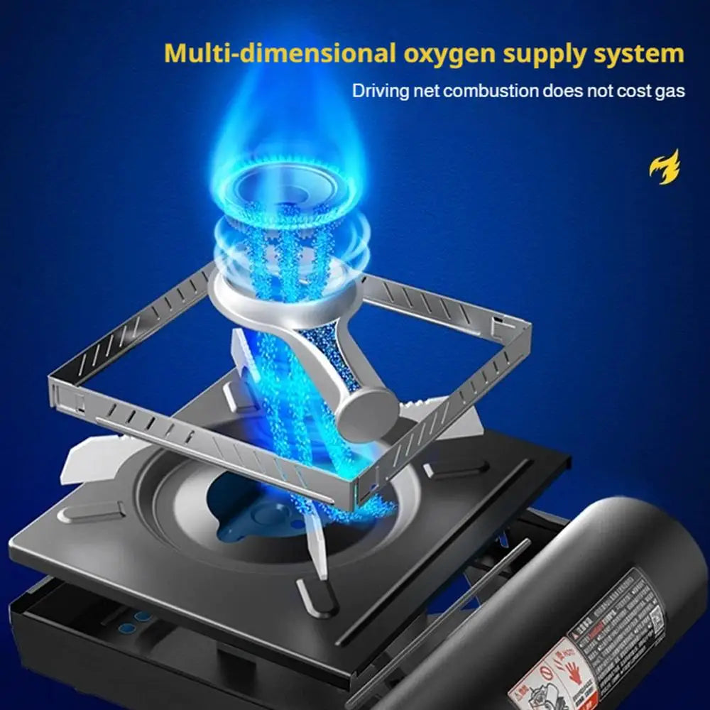Windproof Ring for Camping Stove | Foldable Stainless Shield Camp Stove Accessory PLUSH