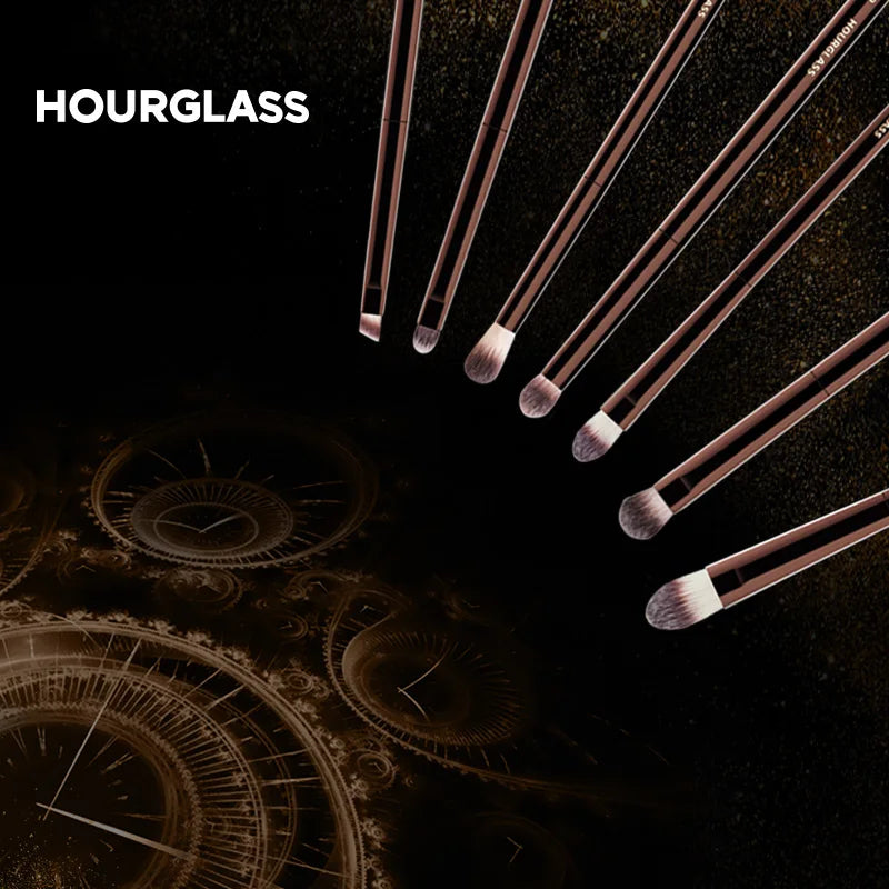 Hourglass Makeup Brush – Foundation, Blush, Eye & Bronzer Makeup Brush PLUSH