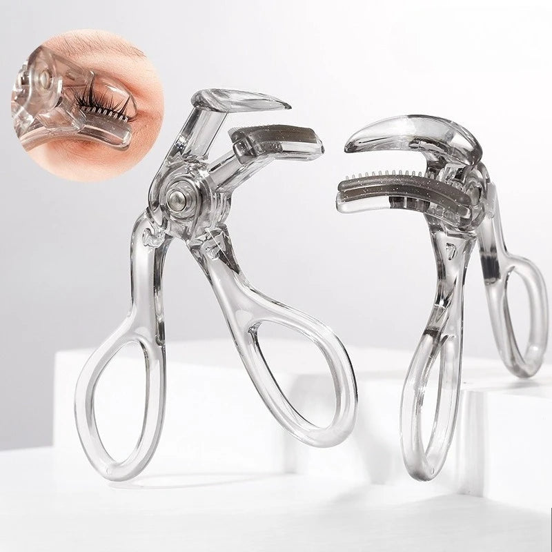 Wide-Angle Eyelash Curler with Built-In Comb – All Eye Shapes Eyelash Curler PLUSH 2PCS Set