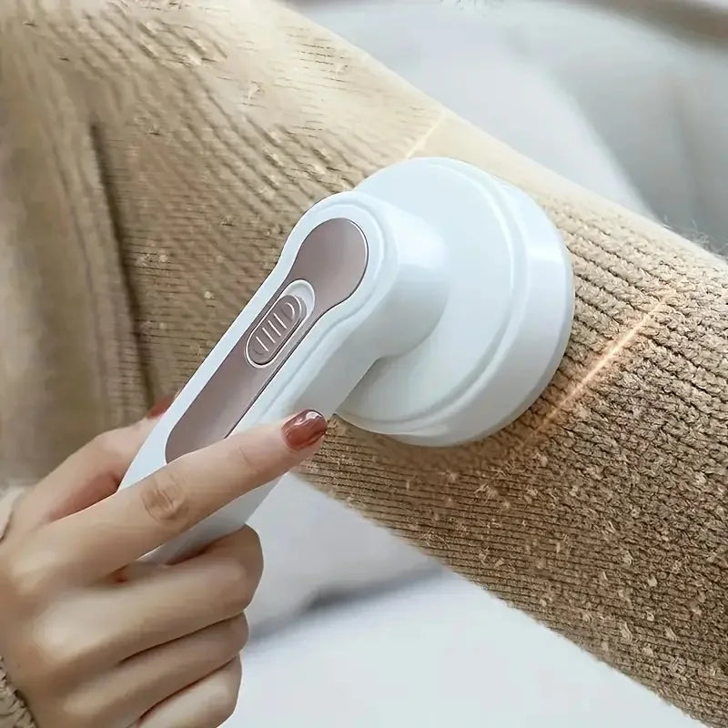USB Rechargeable Fabric Shaver & Lint Remover + Extra Blade Electric Fabric Shaver PLUSH