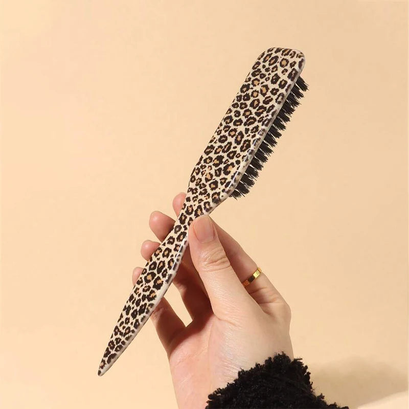 Slick Back Hair Brush – Edge Control, Ponytail & Bun Styling Hair Styling Brush PLUSH