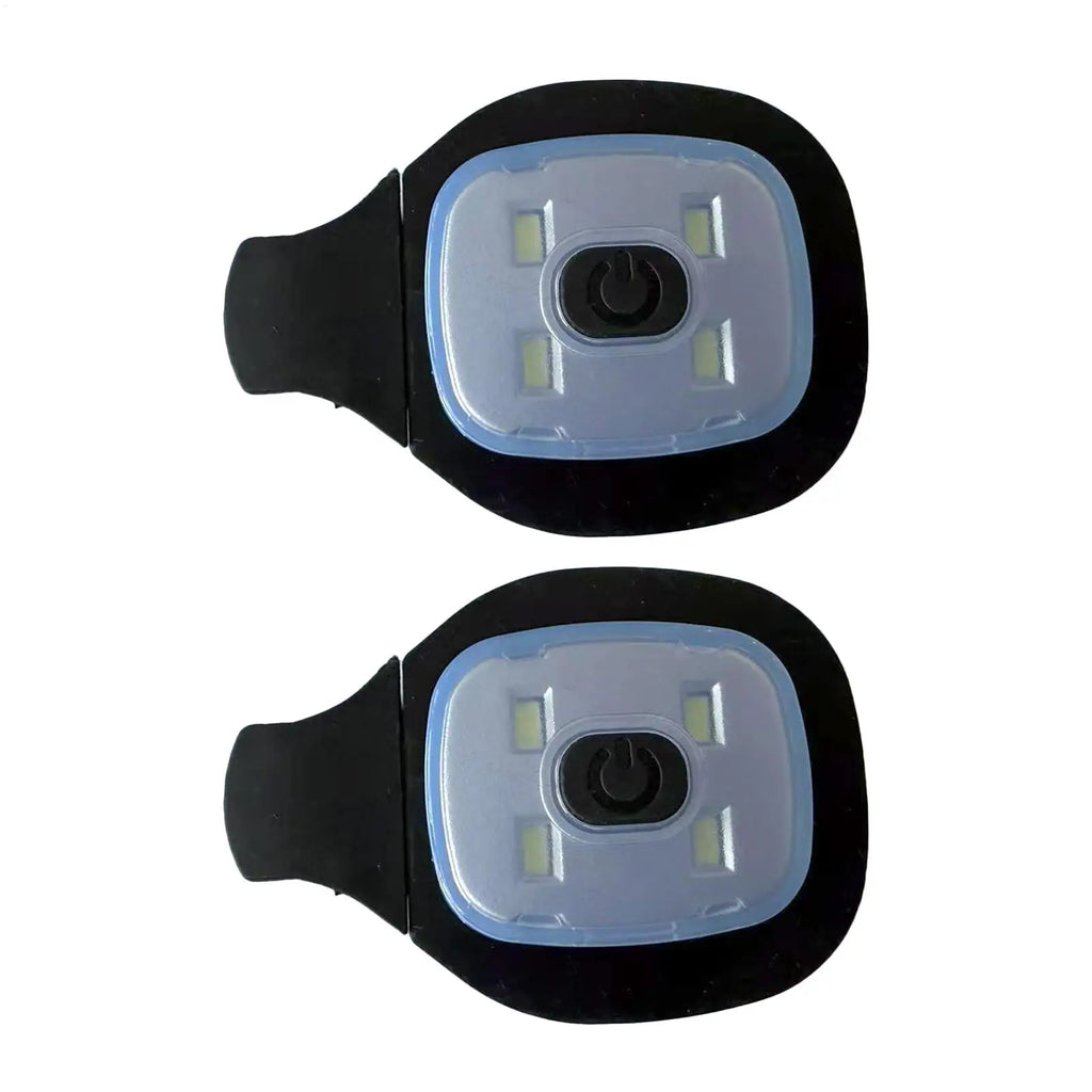 2-Pack USB Rechargeable LED Hat Clip Light | 3 Brightness Modes LED Hat Headlamp PLUSH