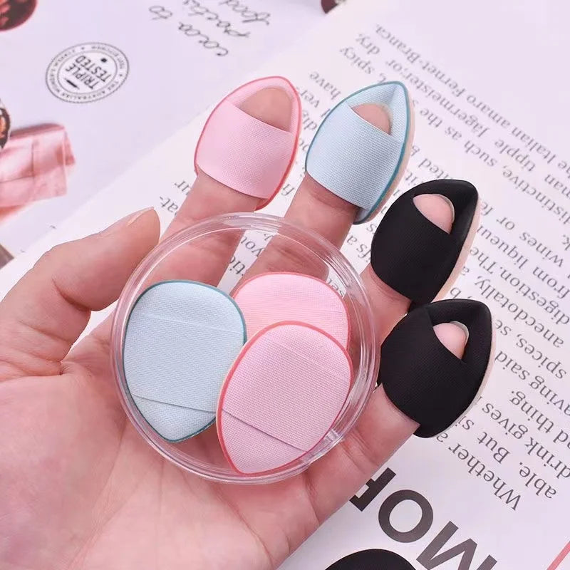 Mini Cosmetic Cushion Puff Set – Foundation & Concealer Sponge Makeup Sponge Puff PLUSH
