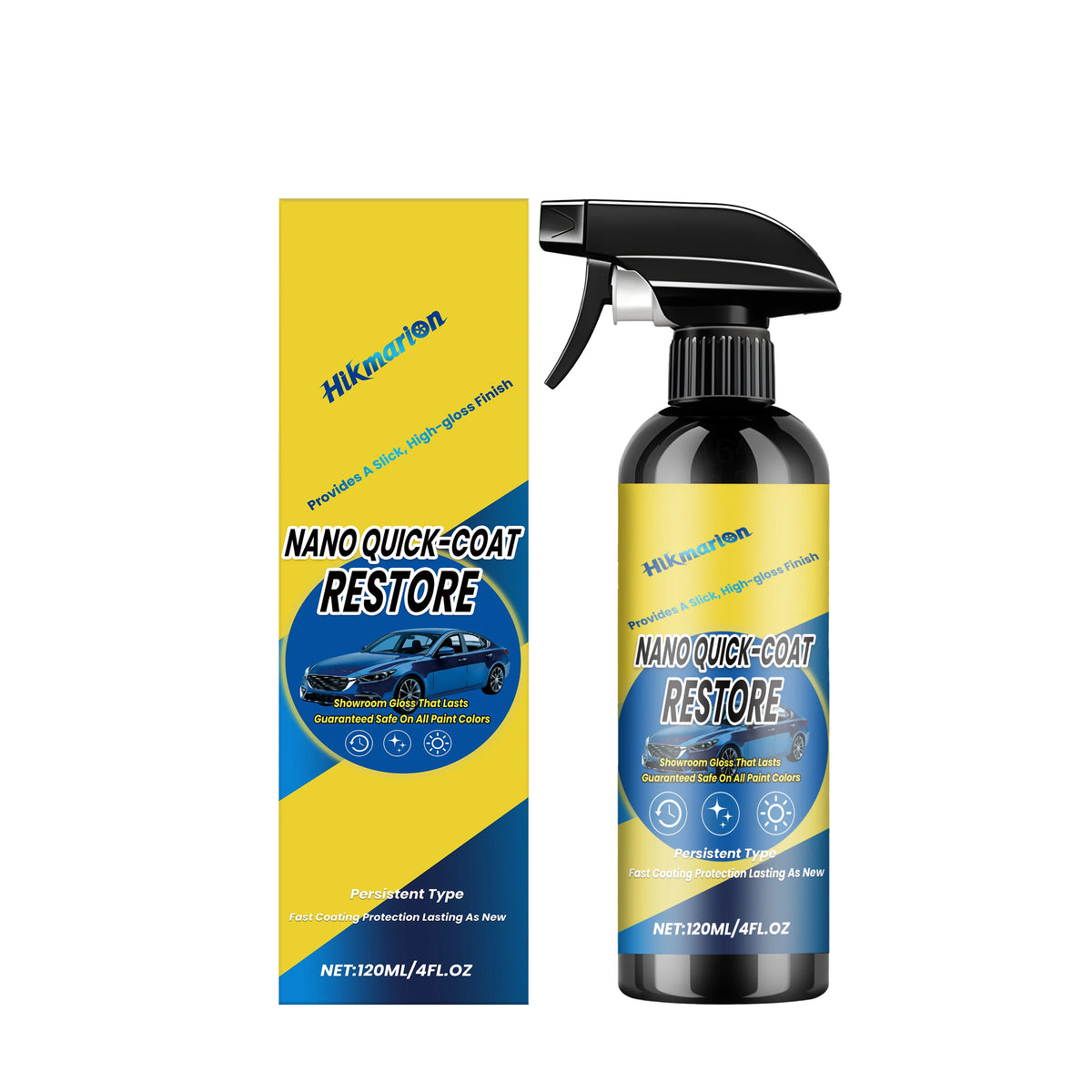 Car Ceramic Nano Coating Spray – Hydrophobic Paint Protector Car Ceramic Coating PLUSH 120ml Boxed