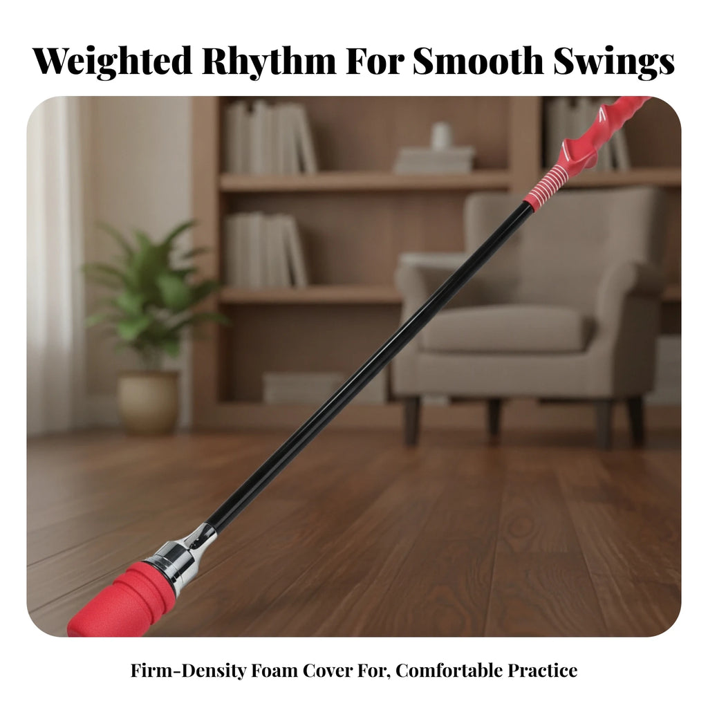Golf Swing Trainer Stick – Weighted Tempo & Strength Training Aid Golf Swing Trainer PLUSH