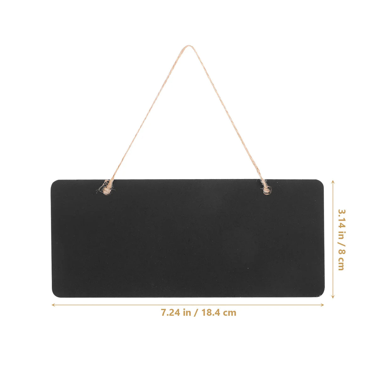 6pcs Hanging Wooden Chalkboard Signs – Reusable Message Boards Chalkboard Sign Set PLUSH