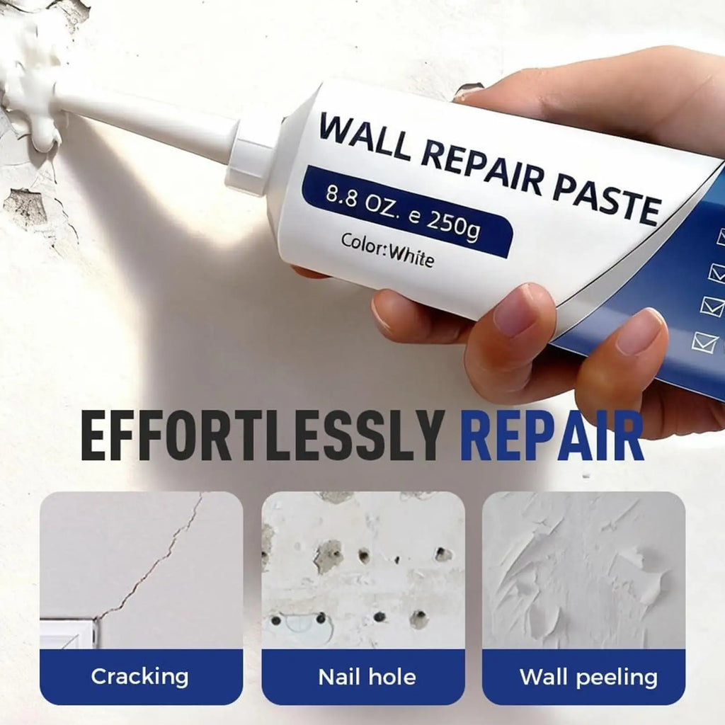 Drywall Repair Kit – Wall Hole & Crack Filling Paste + Scraper Wall Repair Kit PLUSH