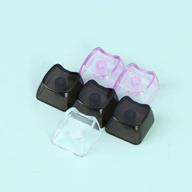 Cat Shaped Transparent Keycaps 10/20pcs – PC DIY Keyboard Mechanical Keycaps PLUSH